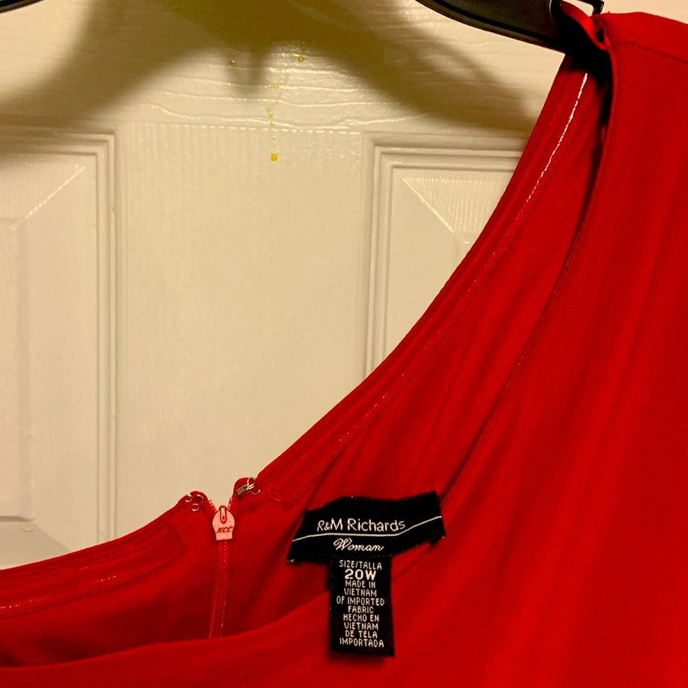 A formal jumpsuit with the sequence right shoulder strap. Brand is R&M Richards. - Picture 4 of 4